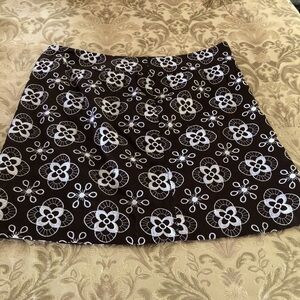 Cute, retro Ann Taylor Loft Floral  Mini Skirt